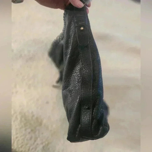 NWT Jessica Simpson Black and Silver Leather Bag - Picture 5 of 14